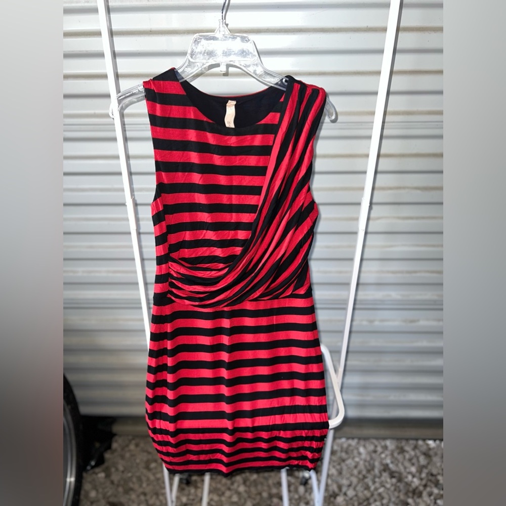 Black and red dress
